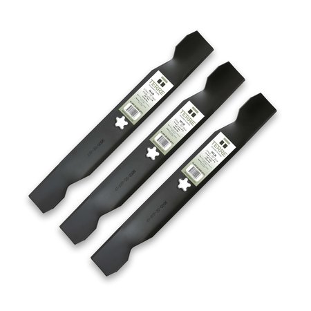 T TERRE 2-Pack High Lift Lawn Mower Blades for a 42 Inch Mower Deck, 3PK 41-AYP-20-0006-QTY3